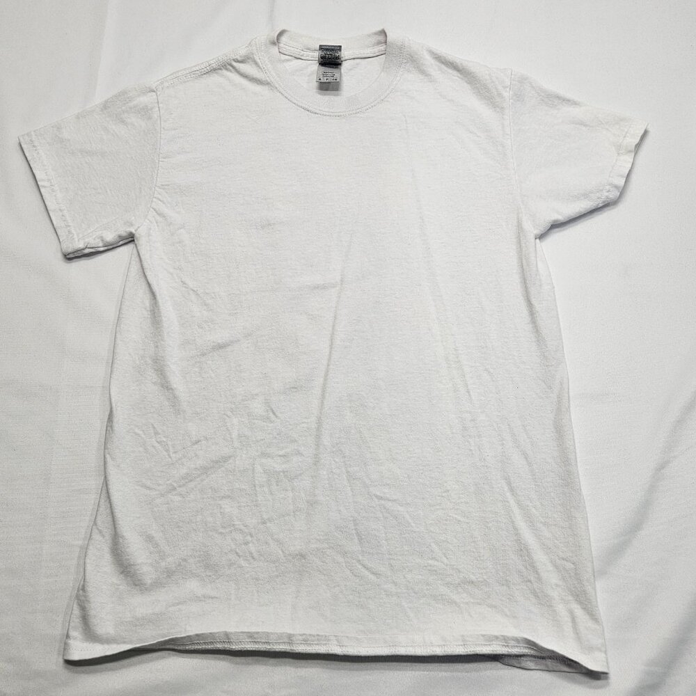 Gildan Heavy 100% Cotton Plain White T-Shirt Size S - (71) - Picture 4 of 10
